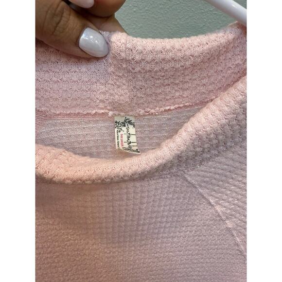 NWOT Free People Long Sleeve Turtleneck Bodysuit Rose;Medium - Picture 6 of 7